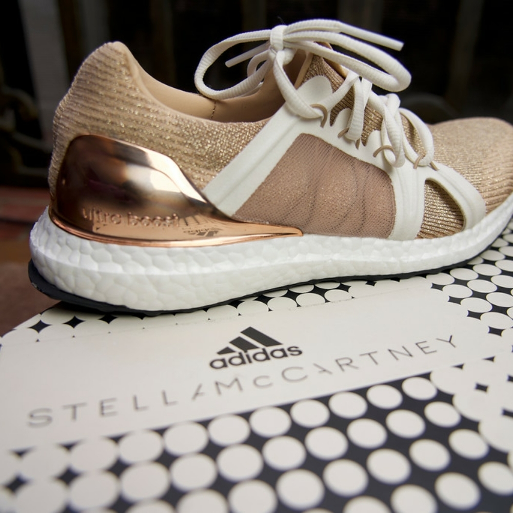 Adidas by stella McCartney gold sneakers